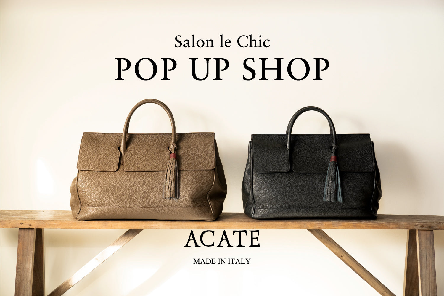 高島屋サロンルシックセレクトにてPOP UP SHOPを開催 – ACATE